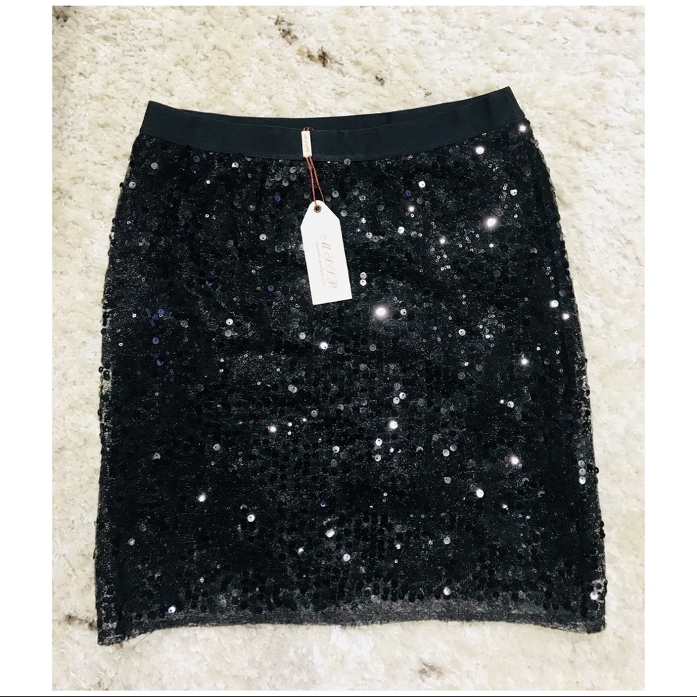 🌺Max Studio Specialty Products Sequin Skirt S